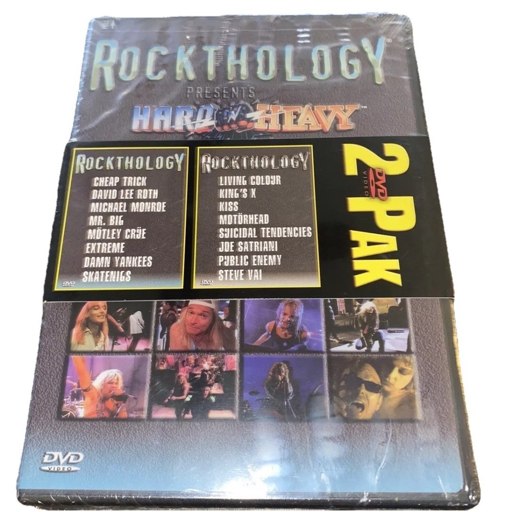 ROCKTHOLOGY PRESENTS HARD 'N' HEAVY, VOLS. 9 & 10 - V/A‎ (2 DVD) NEW